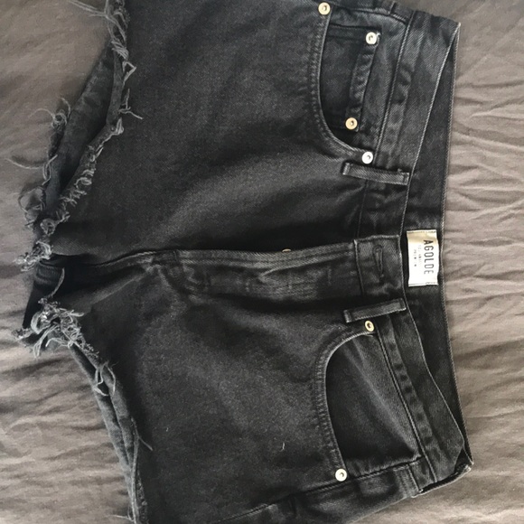 AGOLDE Parker black shorts size 27 - Picture 3 of 4